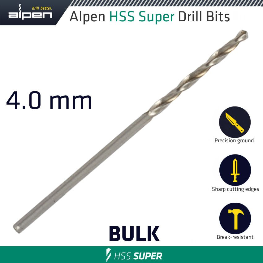 Hss Super Drill Bit 4.0 Mm Loose