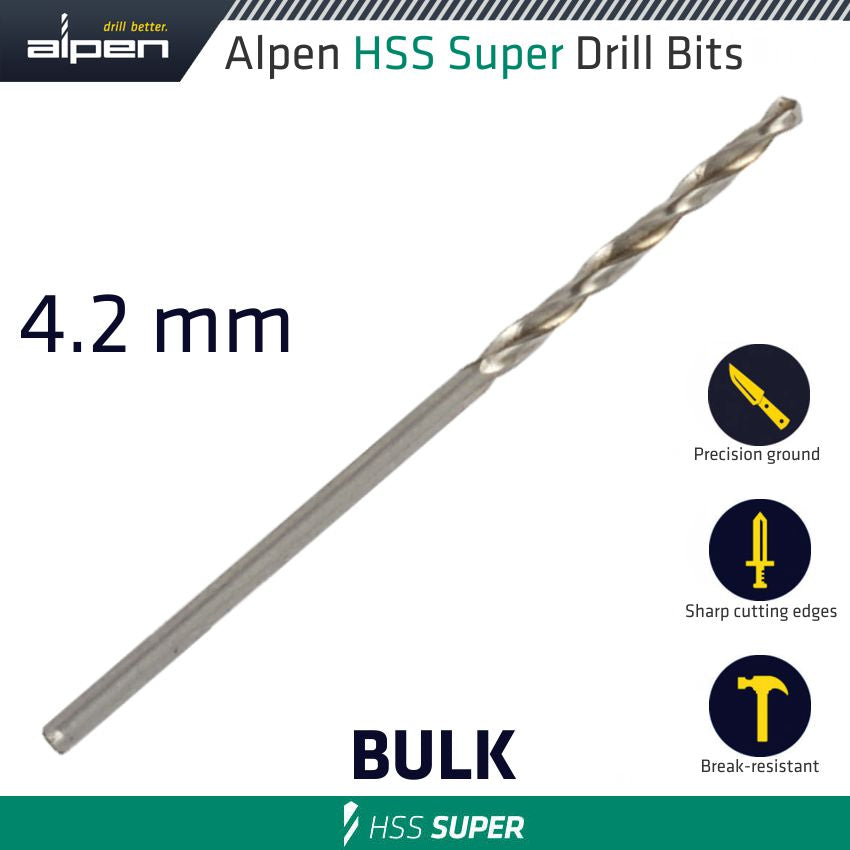 Hss Super Drill Bit 4.2 Mm Loose