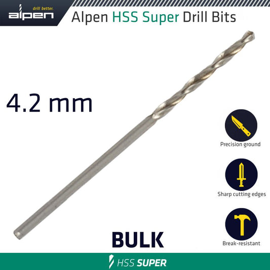 Hss Super Drill Bit 4.2 Mm Loose