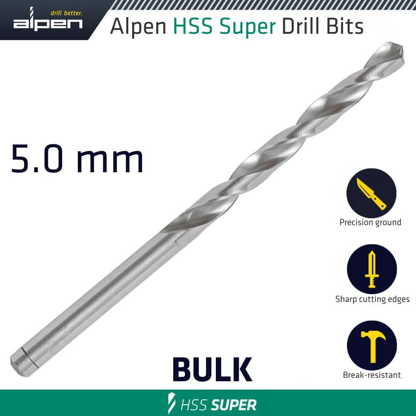 Hss Super Drill Bit 5Mm Loose