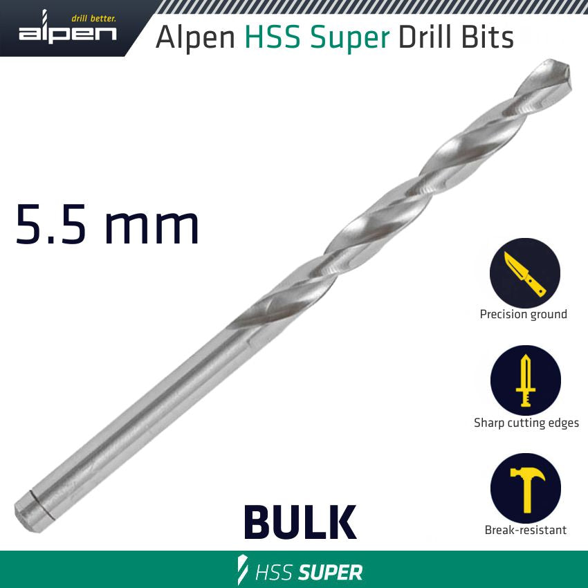 Hss Super Drill Bit 5.5Mm Loose
