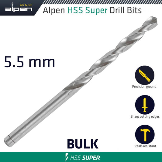 Hss Super Drill Bit 5.5Mm Loose