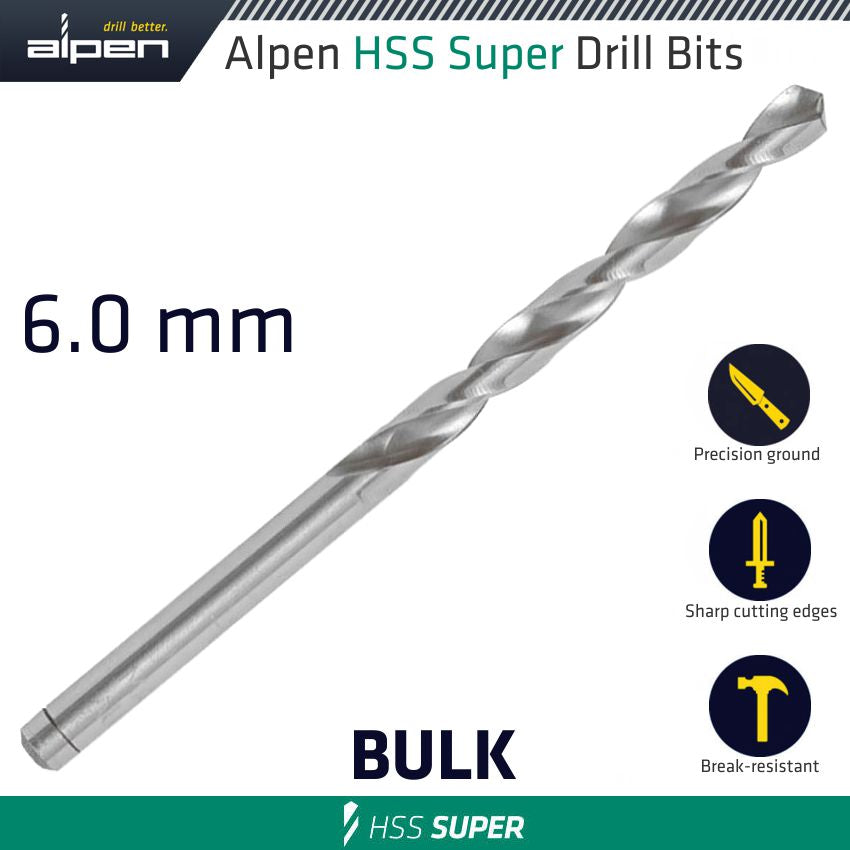 Hss Super Drill Bit 6Mm Loose