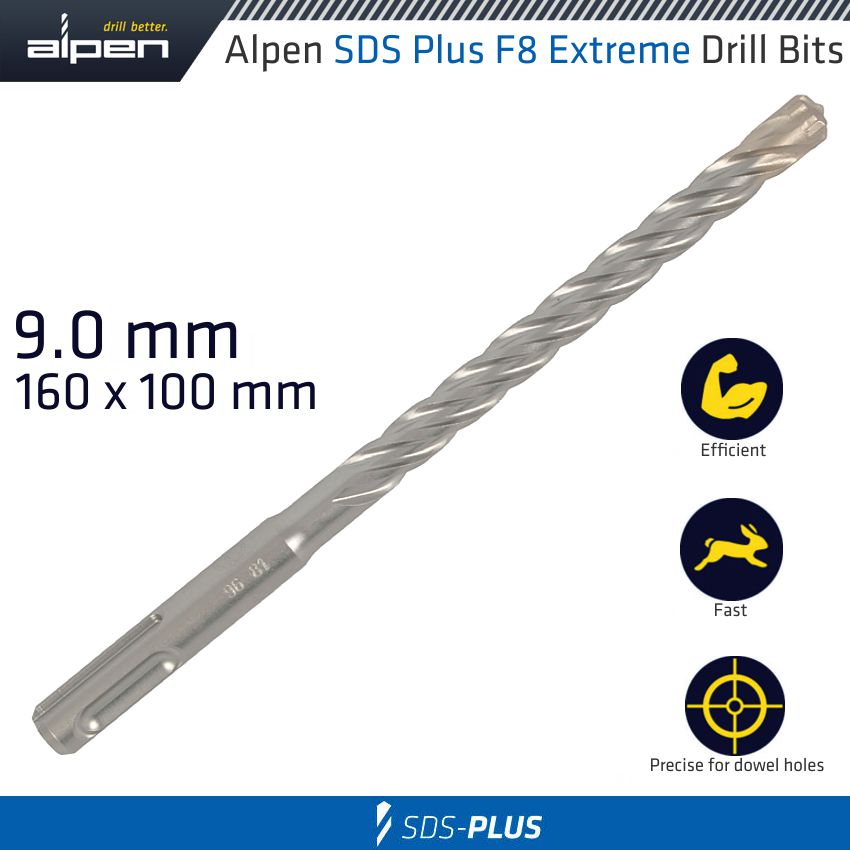 Sds Plus F8 Extreme 160X100 9Mm Hammer Bit