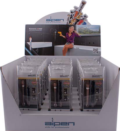 Alpen Keramo Extreme Set 15 Piece 6Mmx5 8Mmx5 10Mmx5 In Cardboard Display