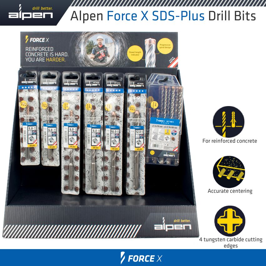 Cardbaord Display Force X 5 Pcs 5,6,X110 6,8,10,12 X160 Mb5-5 X3