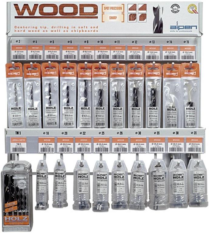 Alpen Module 10 Complete Wood Drill Bits