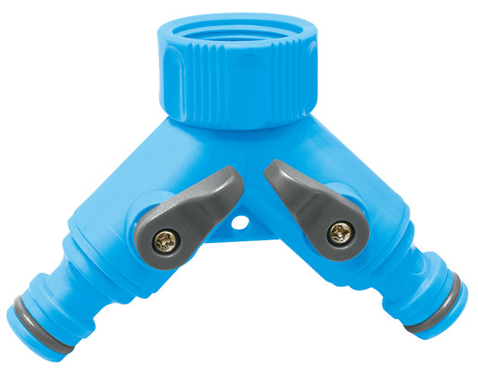 Aqua Dual Outlet Tap Connector