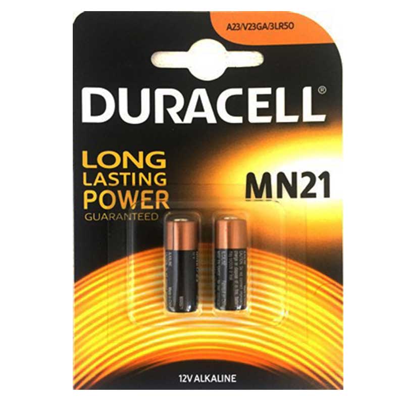 Battery Duracell Plus Remote 12V Pkt2 Mn21