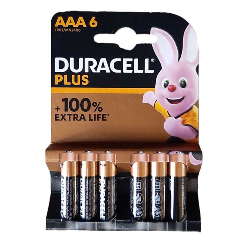 Battery Duracell Plus Remote Aaa 6 S 1.5V Duro60