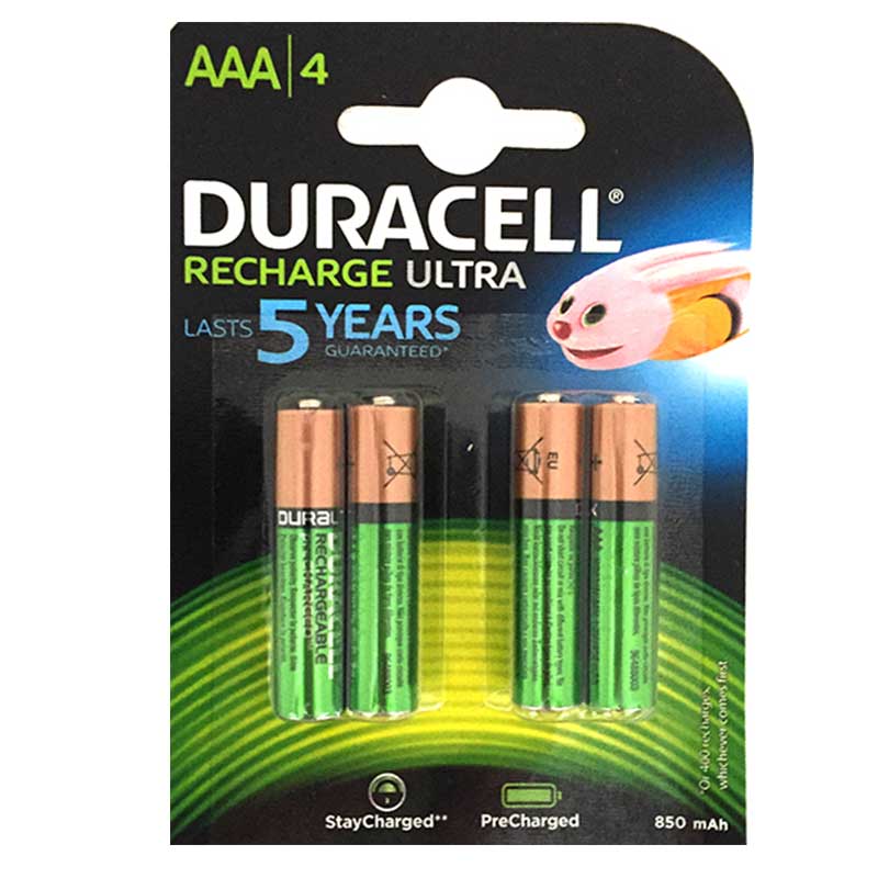 Battery Duracell Plus Ultra Power Aaa 4 S Duro18