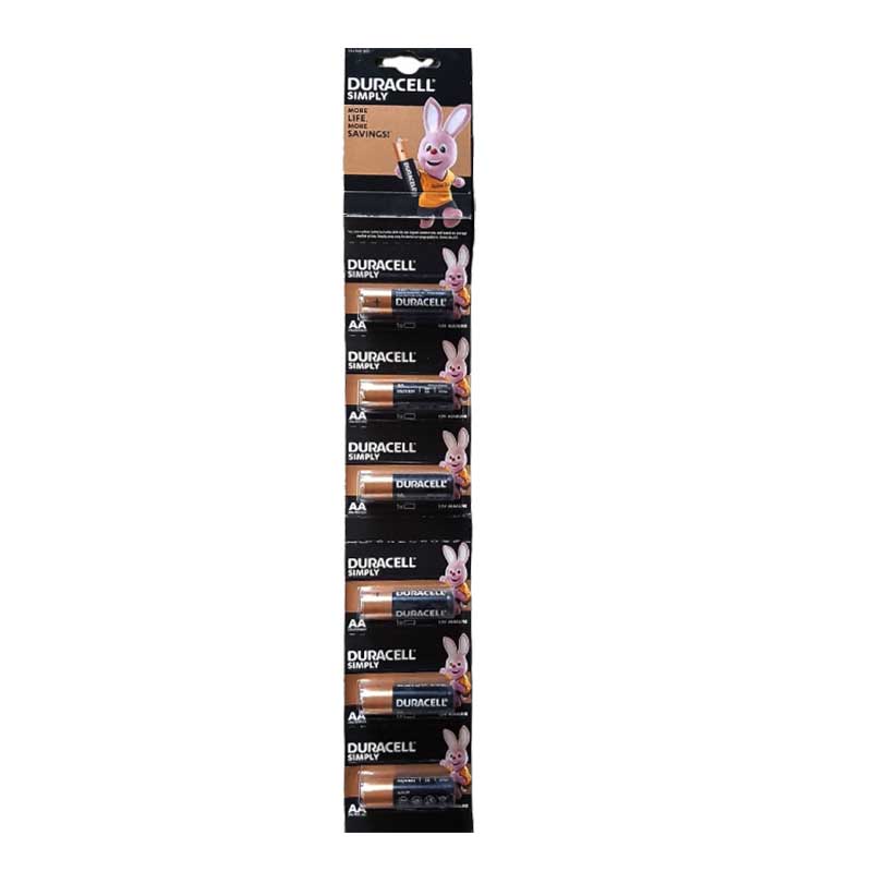Battery Duracell Copper Black Aa 6 S Perf Card Duro66
