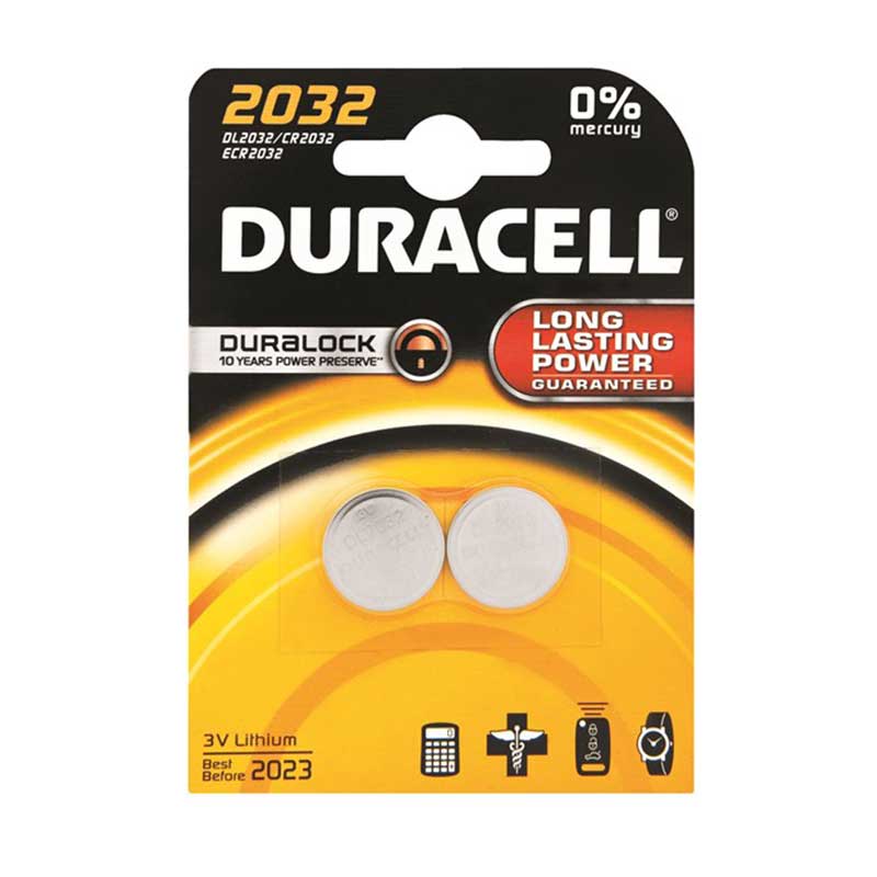 Battery Duracell 3V Cr2032 2 S Dur006