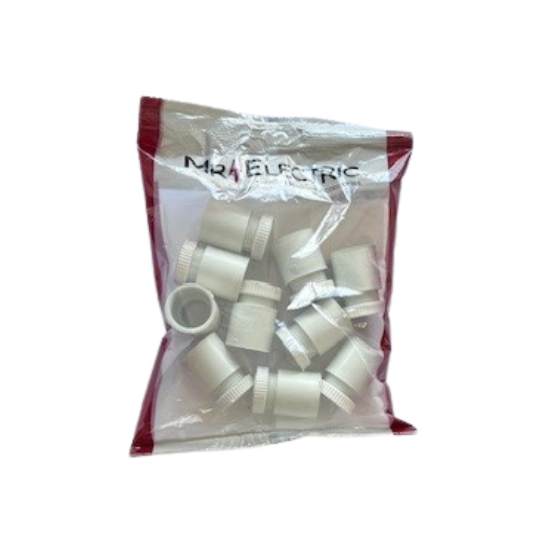 Ogatin 20mm PVC Male Adaptors (Pre-Pack of 10) for Electrical Conduit