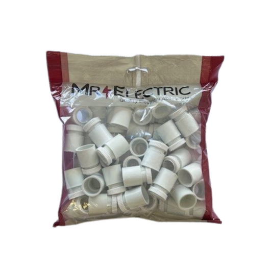 OGATIN 20MM PVC Male Adaptors (Pack of 50) - Pre-Packed