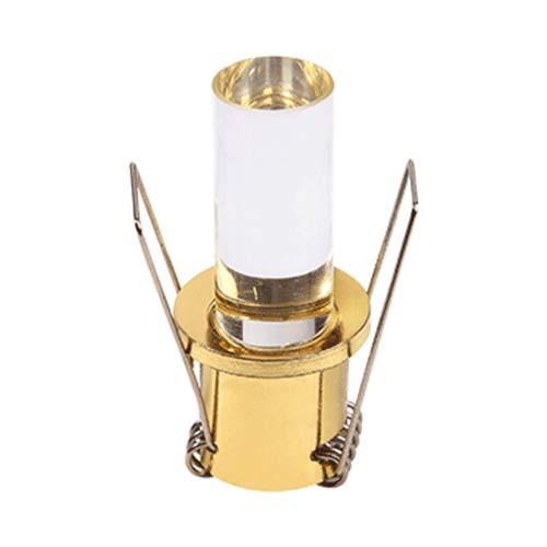 Major Tech Led Gold Cylinder Star Light 1W
