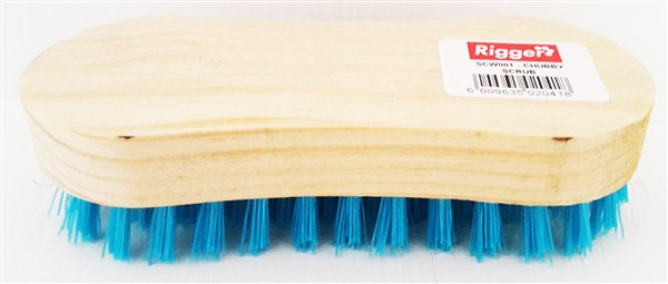 Brush Scrubbing Chubby Wooden