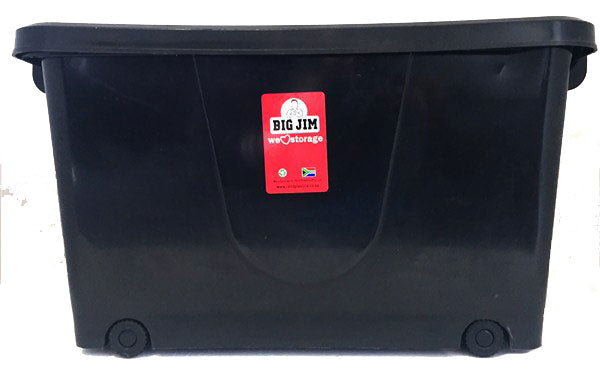 Storage Bin Multibox Big Jim 32Ltr Black On Wheels