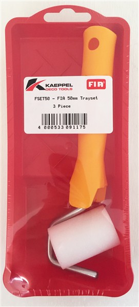 Paint Roller Mini Set C/W Tray Sponge  50Mm Fset50