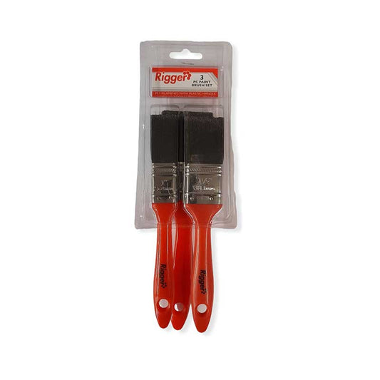 Paint Brush Set 3Pce Synthetic 25/38/50Mm Diy