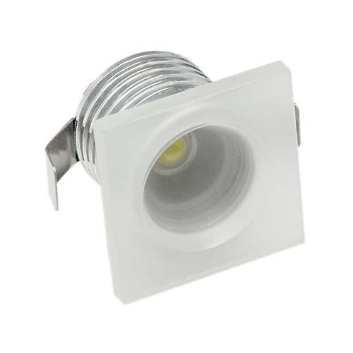 Major Tech Square Clear Acrylic Led Downlight 1W
