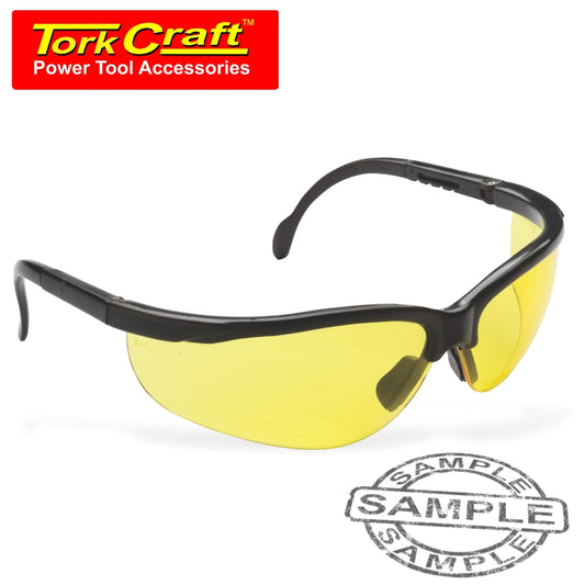 SAFETY EYEWEAR GLASSES YELLOW