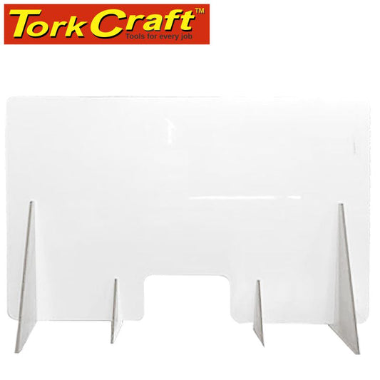 Acrylic Counter Screen G 1200X750Mm With Slot