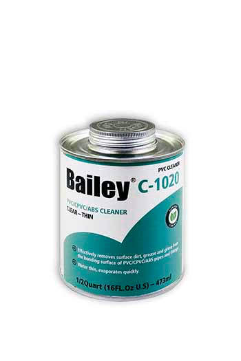 Pvc Weld Cleaner 473Ml Bailey