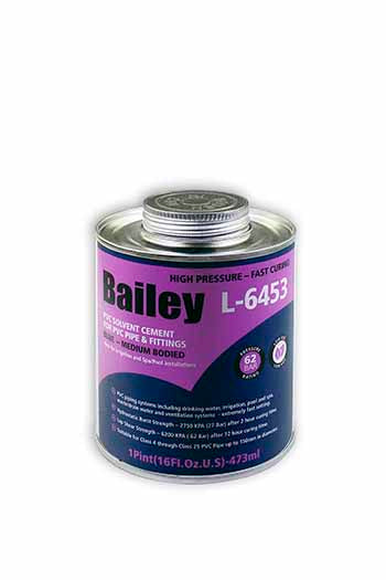 Pvc Weld Fast Set 473Ml+Brush Bailey