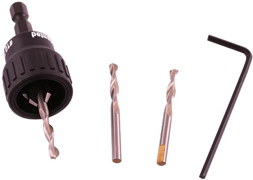 Smart-Bit #10 Flat Pre-Drilling And Countersinking Tool With Replaceme