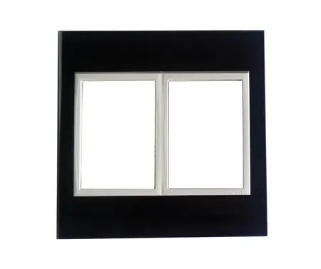 4 X 4 Yokes Black Glass