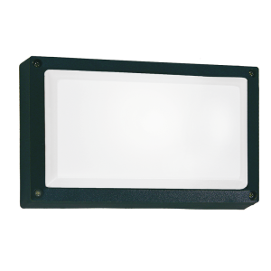 Brightstar BH075 Black Die-Cast Aluminium Outdoor Bulkhead Light (IP44)