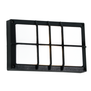 Brightstar BH076 Black Die Cast Aluminium IP44 Outdoor Bulkhead Light