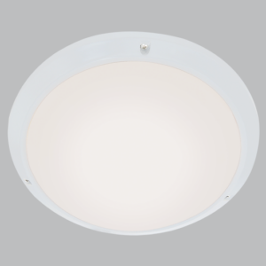 Brightstar BH114 IP54 Outdoor ABS/Polycarbonate Bulkhead Light (Black/White, ES 60W Max)