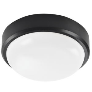 Brightstar BH128/BH129 Black LED Bulkhead Light, 15W/20W, 4000K, IP54 Outdoor Rated