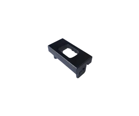 Black Single Module Adaptor