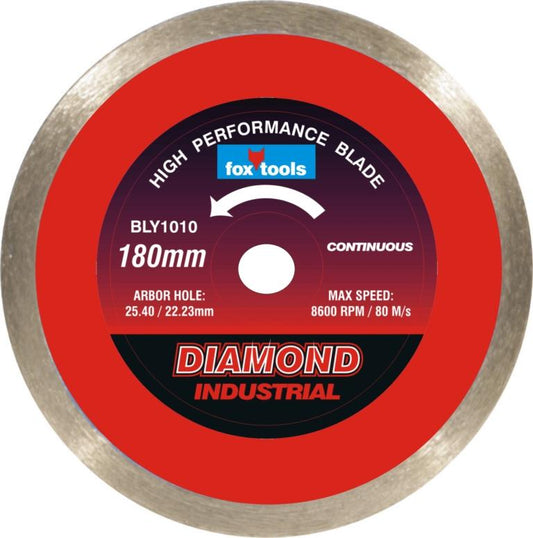 Blade Fox Diamond Continuous Tile 180Mm
