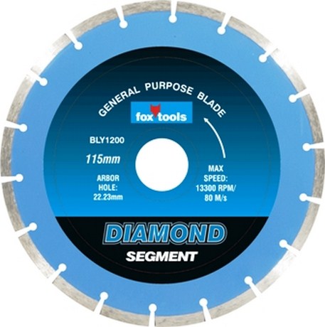 Blade Fox Diamond Seg Concrete 115Mm