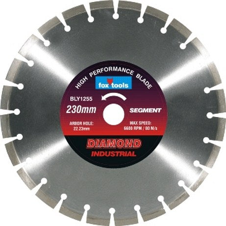 Blade Fox Diamond Seg Ind A-Grade 230Mm