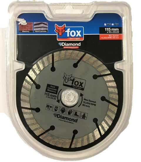 Diamond Disc Fox Curved 115Mm Masonrypro