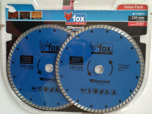 Blade Fox Diam Seg 230mm Promo 2Pc