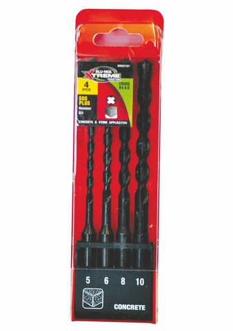 Blu-Mol X 4Pc Sds Plus Quad 4-10Mm