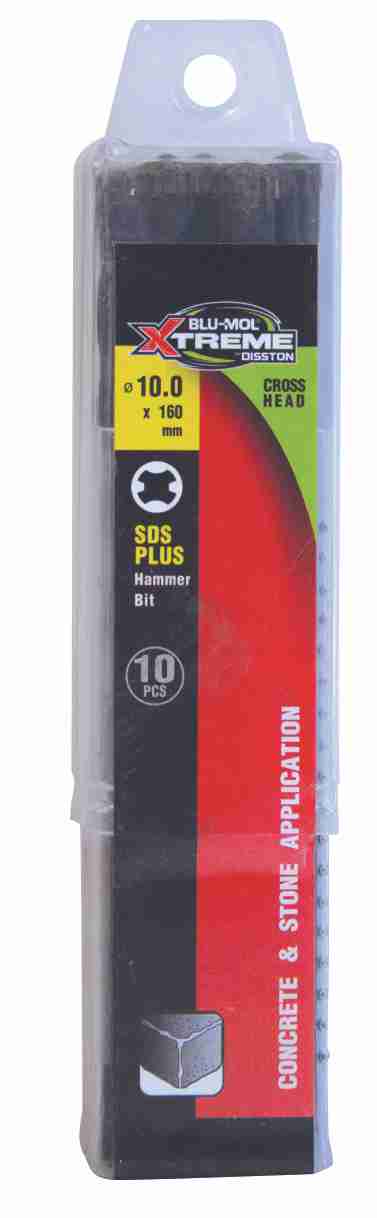 Blu-Mol X 10X160 10Pc Sds Plus Quad Set