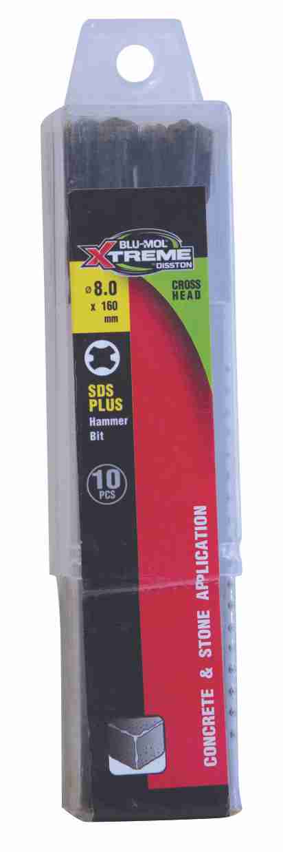 Blu-Mol X 8X160 10Pc Sds Plus Quad Set