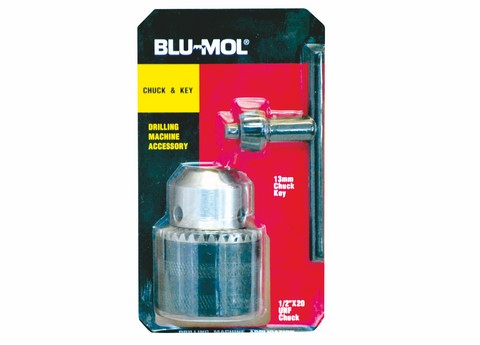 Blu-Mol Chuck & Key 1/2" X20 Female 13Mm