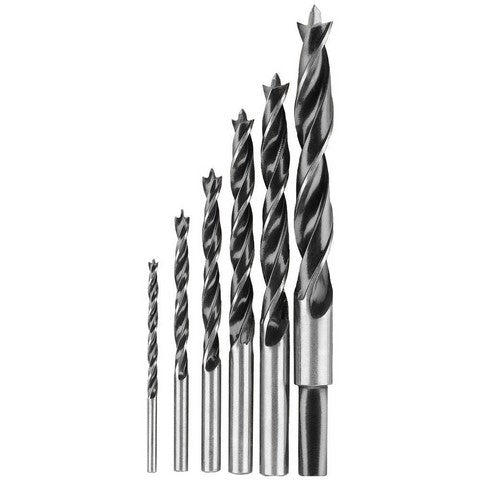 Blu-Mol Spiral Wood Drill Bit 6Mm 2Pc
