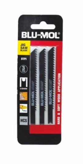 Blu-Mol Jigaw Wood U Fast 3Pc