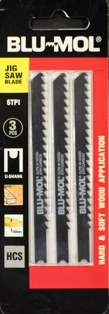 Blu-Mol Jigaw Wood U G/Purpose 3Pc