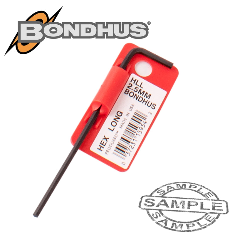 Bondhus Hex End L-Wrench 2.5Mm Proguard Single Bondhus