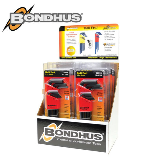 Ball End L-Wrench Metric Pdq Box Disp. 10 X Bh10999